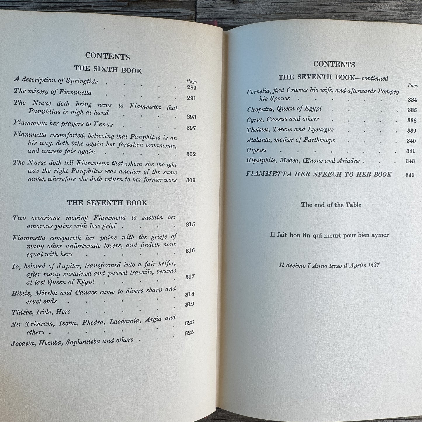 Amorous Fiammetta, Giovanni Boccaccio, 1931 Rarity Press Edition