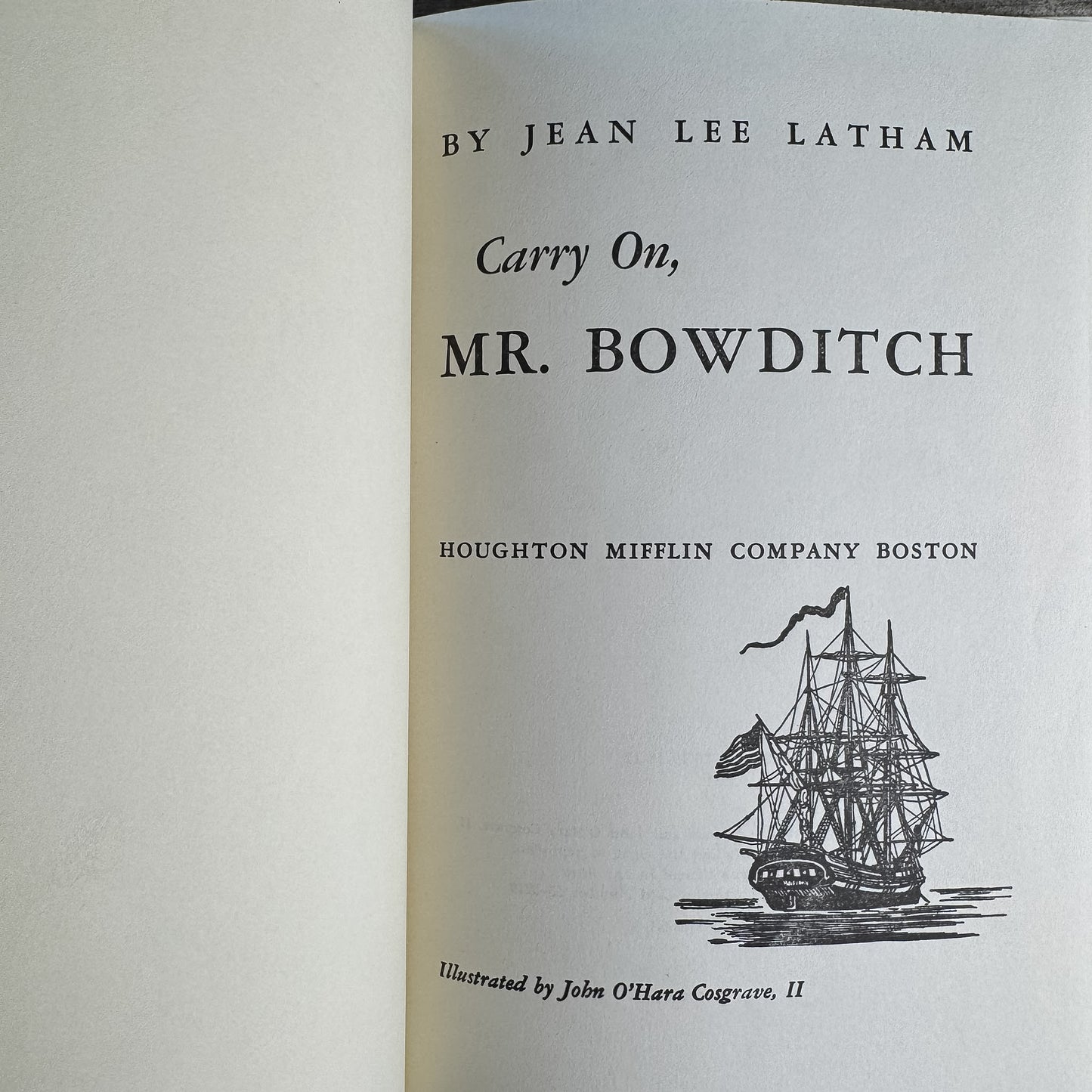Carry On, Mr. Bowditch, Jean Lee Latham, 1955