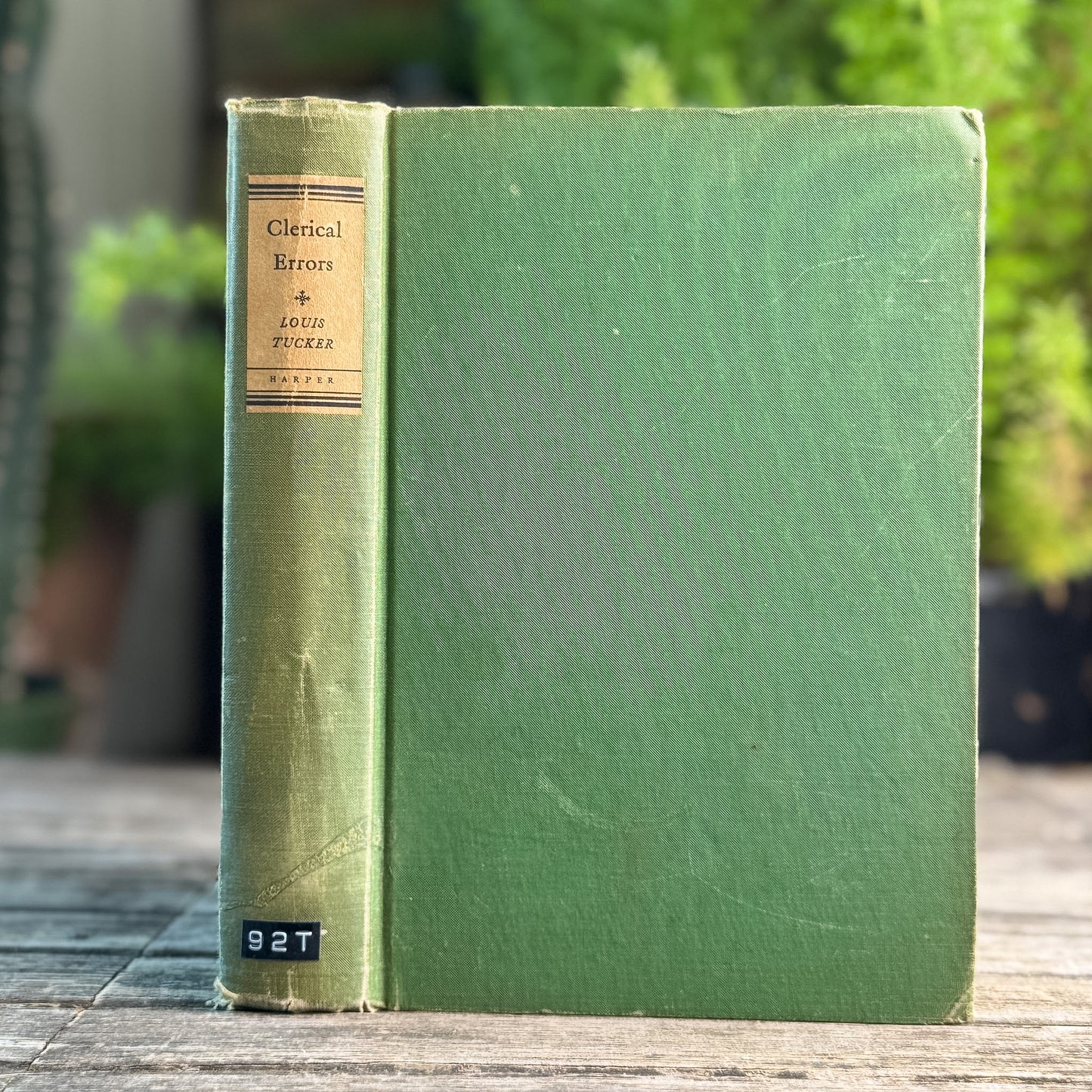 Clerical Errors, Louis Tucker, 1943 First Edition