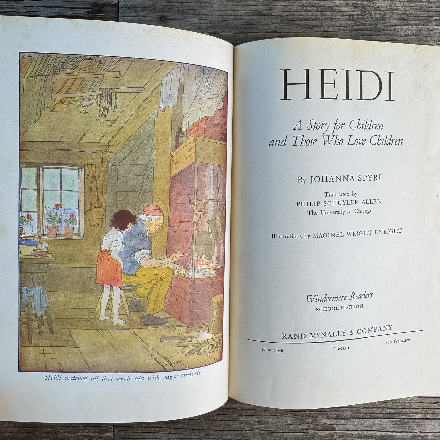 Heidi, Johanna Spyri, 1955, Windermere Series