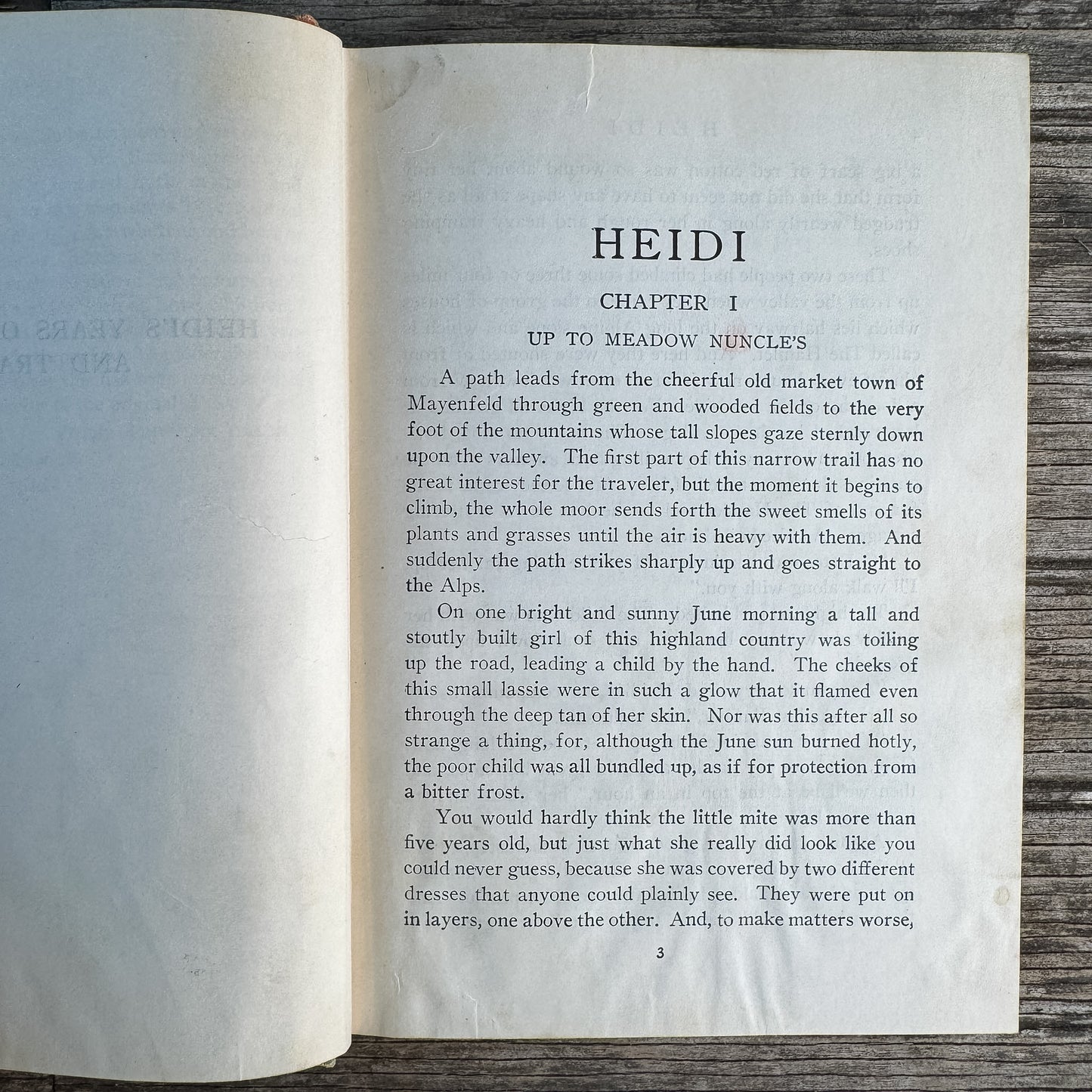 Heidi, Johanna Spyri, 1955, Windermere Series