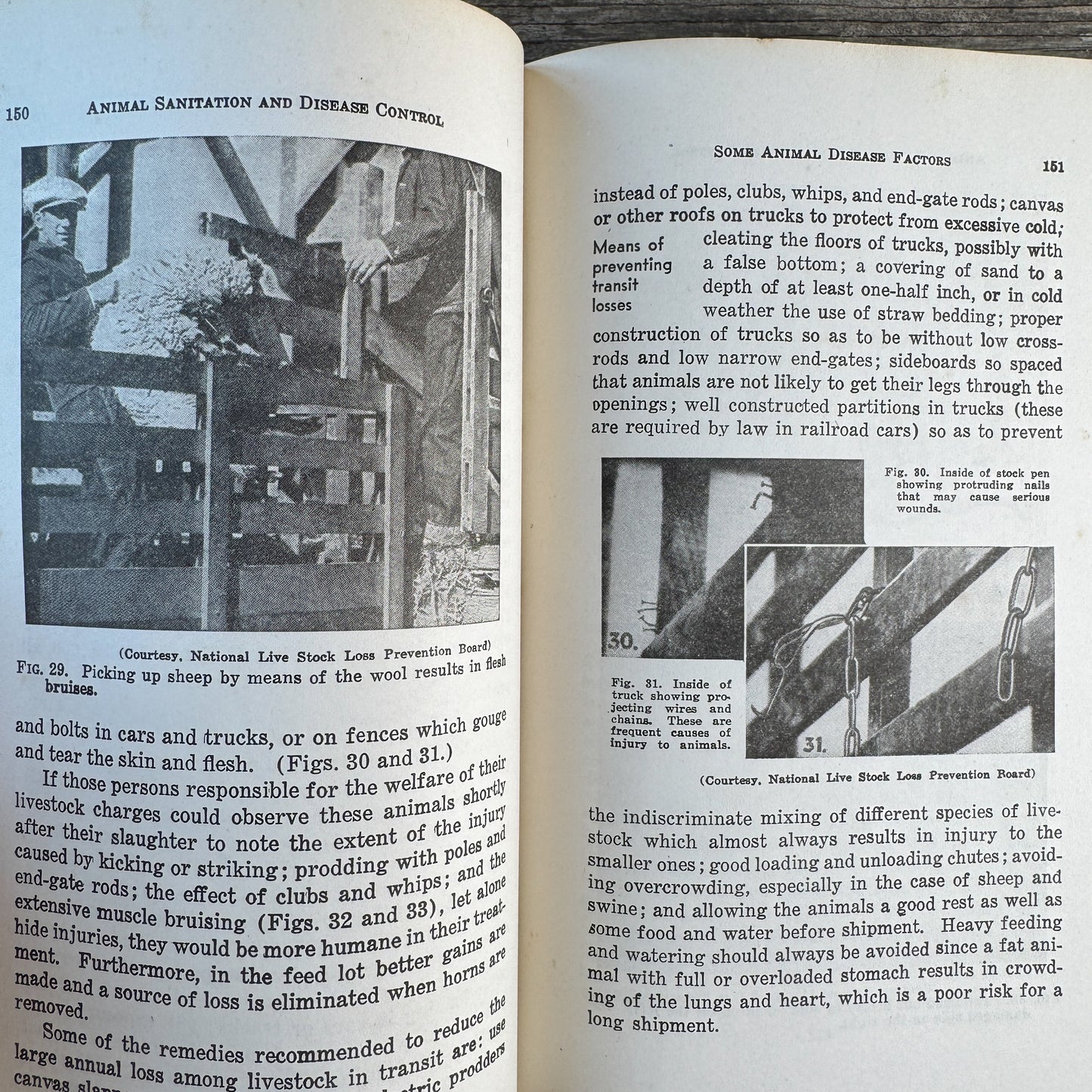 Animal Sanitation and Disease Control, 1946 Veterinary Textbook
