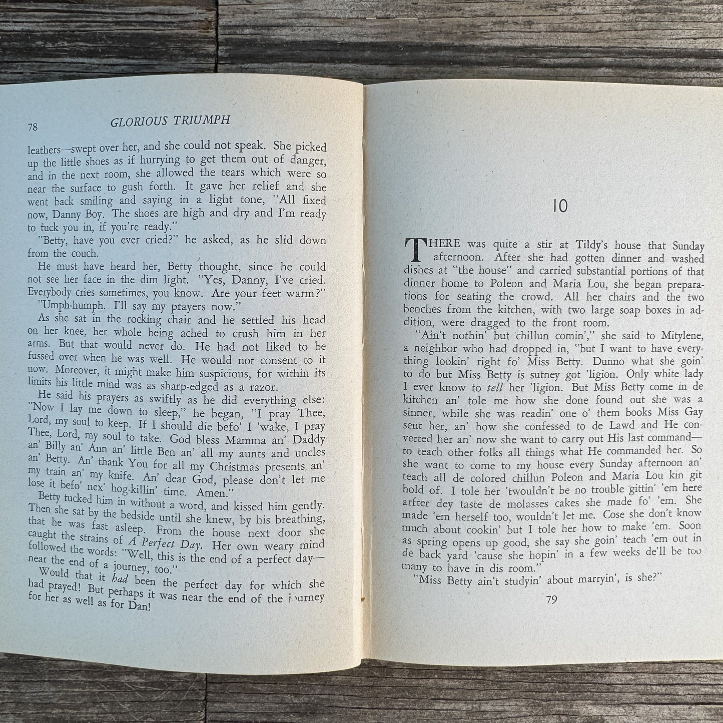 Glorious Triumph, Louise Harrison McCraw, 1938 Christian Fiction