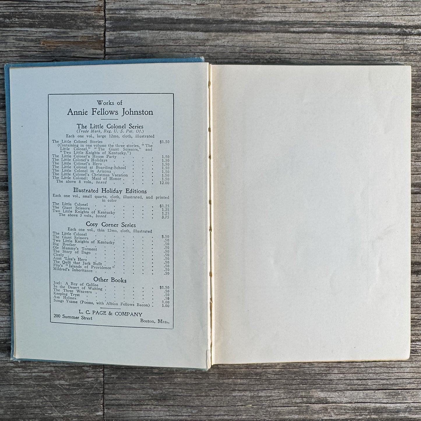 The Giant Scissors, Annie Fellows Johnston, 1907, 13th Impression