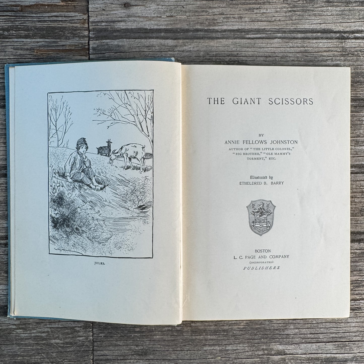 The Giant Scissors, Annie Fellows Johnston, 1907, 13th Impression