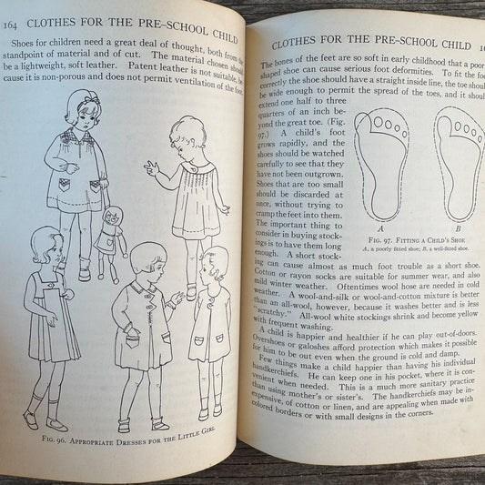 Fabrics and Dress, 1931 Home Economics Textbook