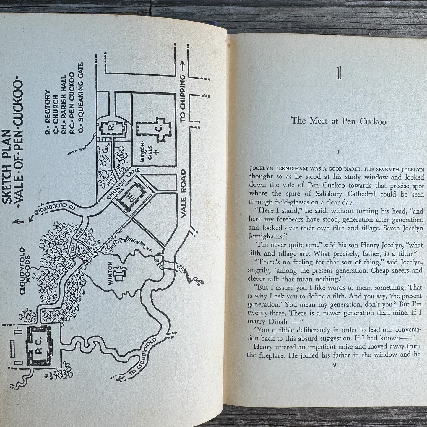 Overture to Death, Ngaio Marsh, 1939, First Printing Mystery