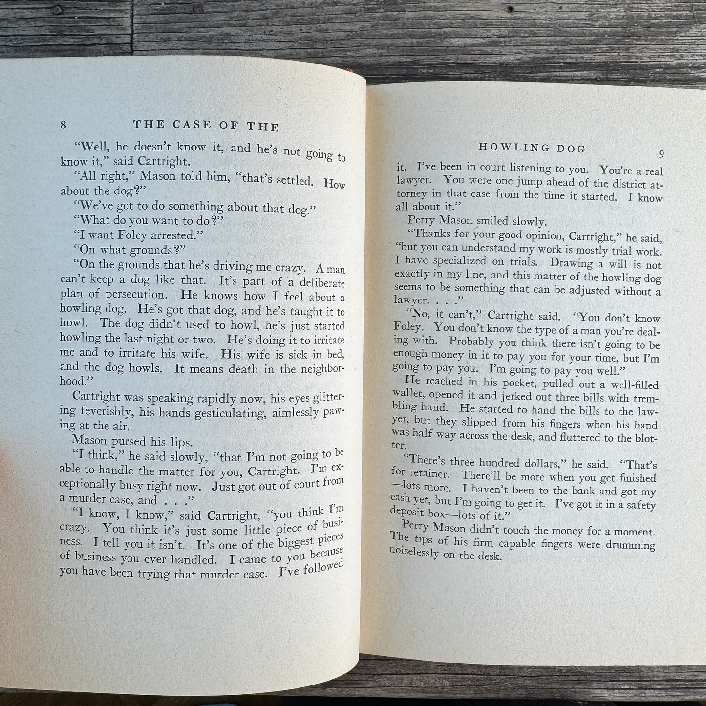 The Case of the Howling Dog, Erle Stanley Gardner, 1934