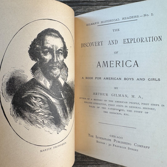 Gilman's Historical Readers No. 1: Discovery & Exploration of America, c. 1890