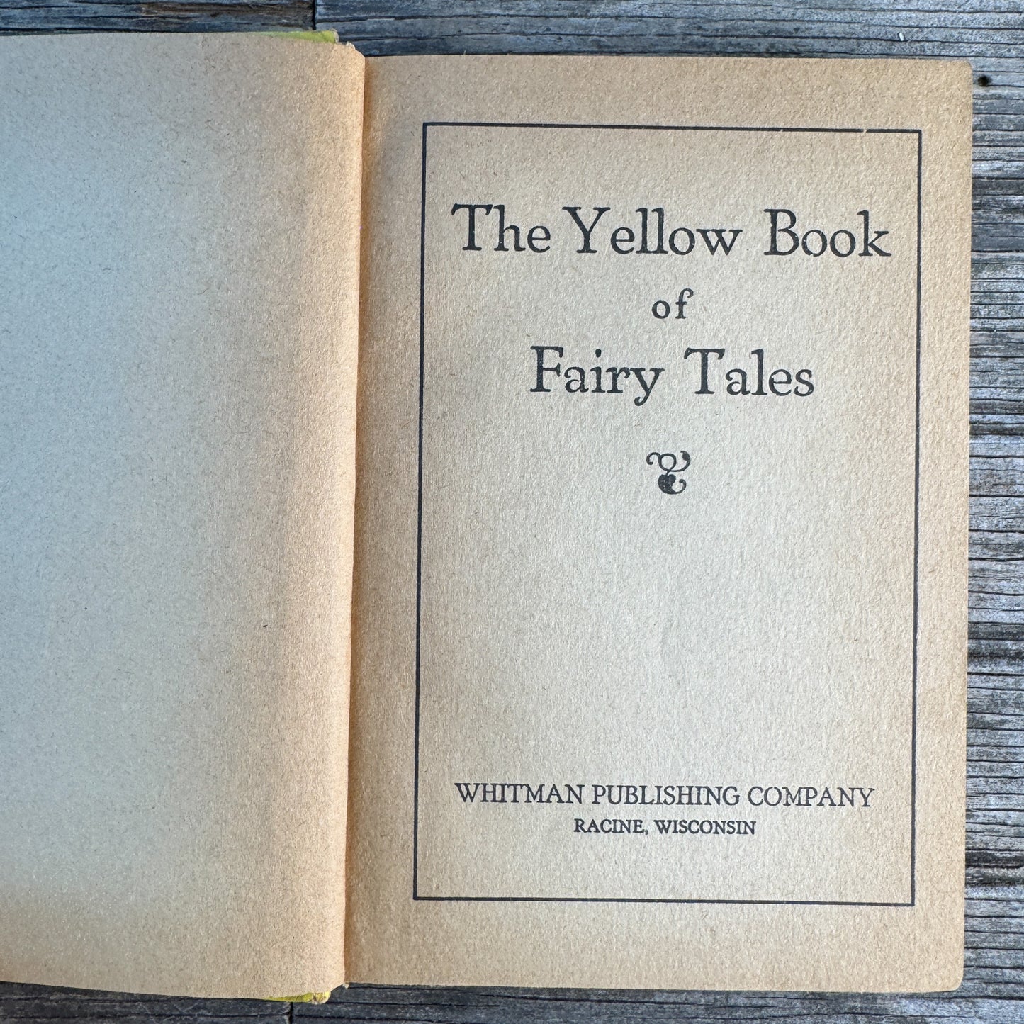 The Yellow Book of Fairy Tales, Whitman Publishing