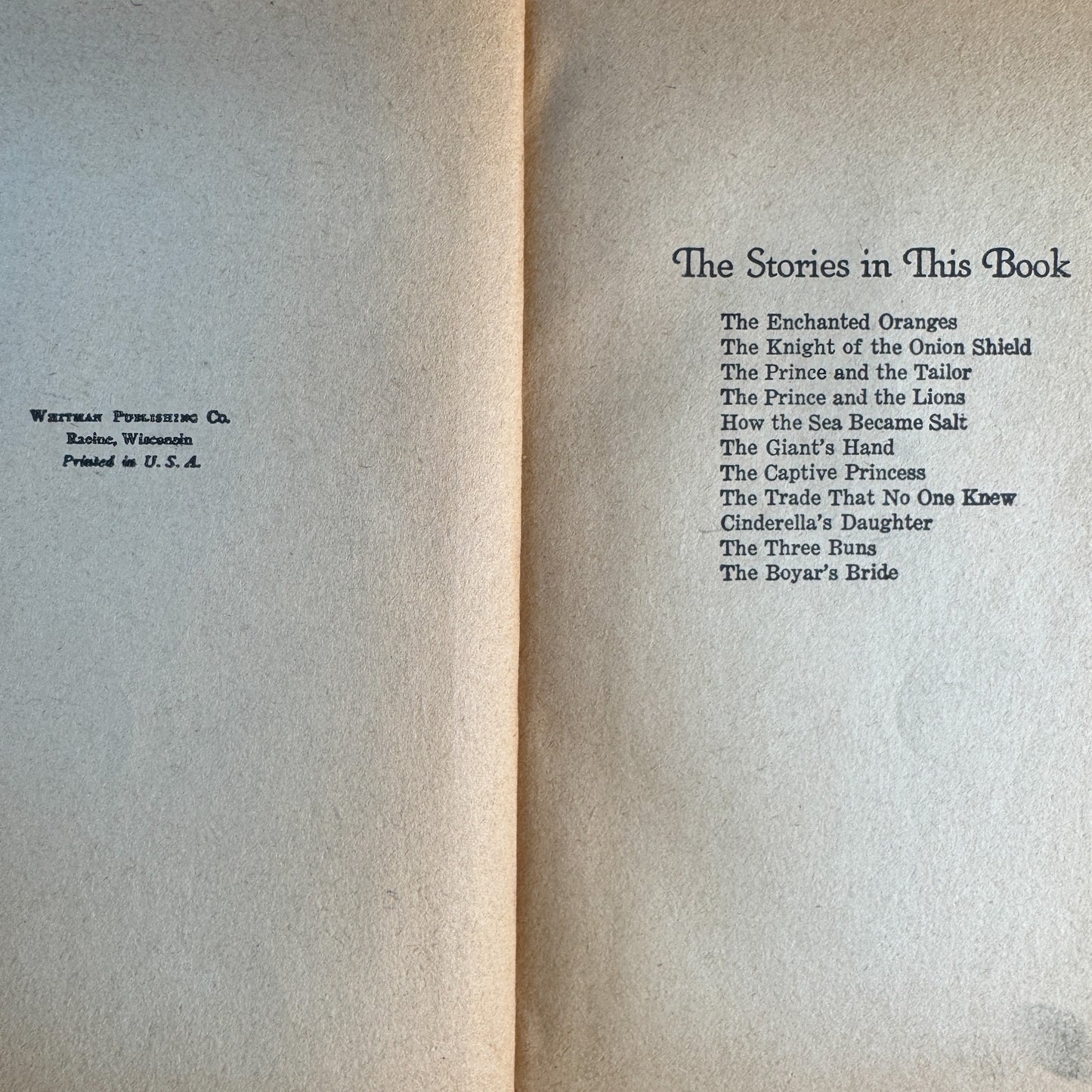 The Yellow Book of Fairy Tales, Whitman Publishing