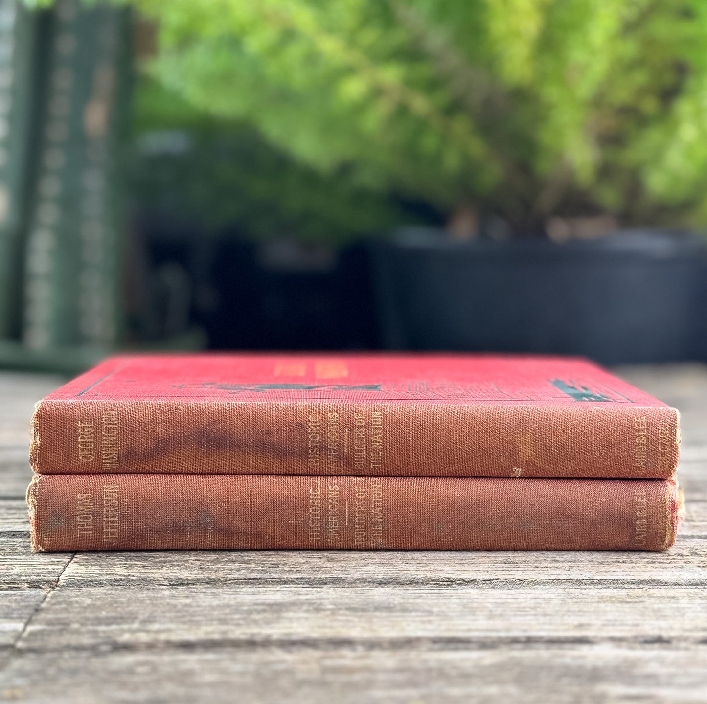 The Life of George Washington & The Life of Thomas Jefferson, Historic Americans Series Set, 1913