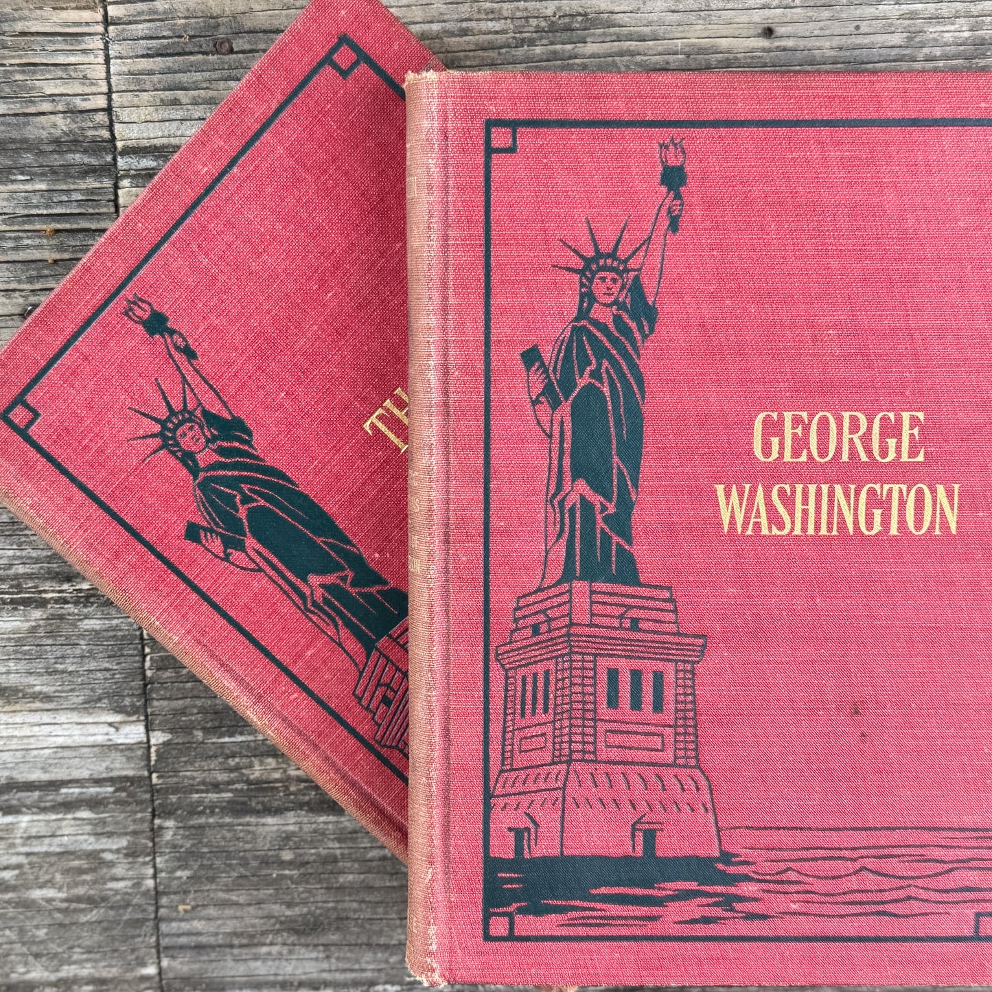 The Life of George Washington & The Life of Thomas Jefferson, Historic Americans Series Set, 1913