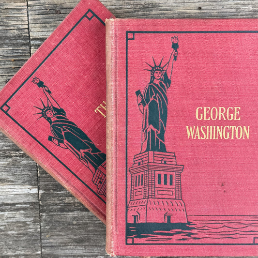 The Life of George Washington & The Life of Thomas Jefferson, Historic Americans Series Set, 1913