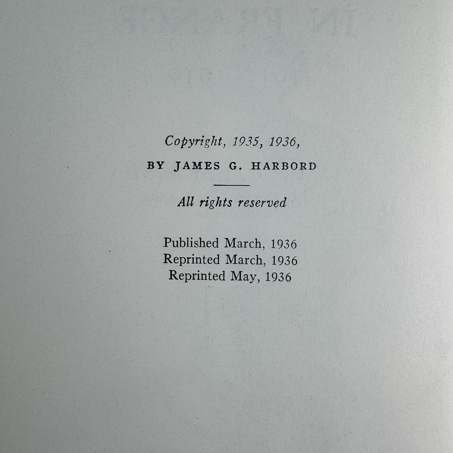 The American Army in France, James G. Harbord, 1936