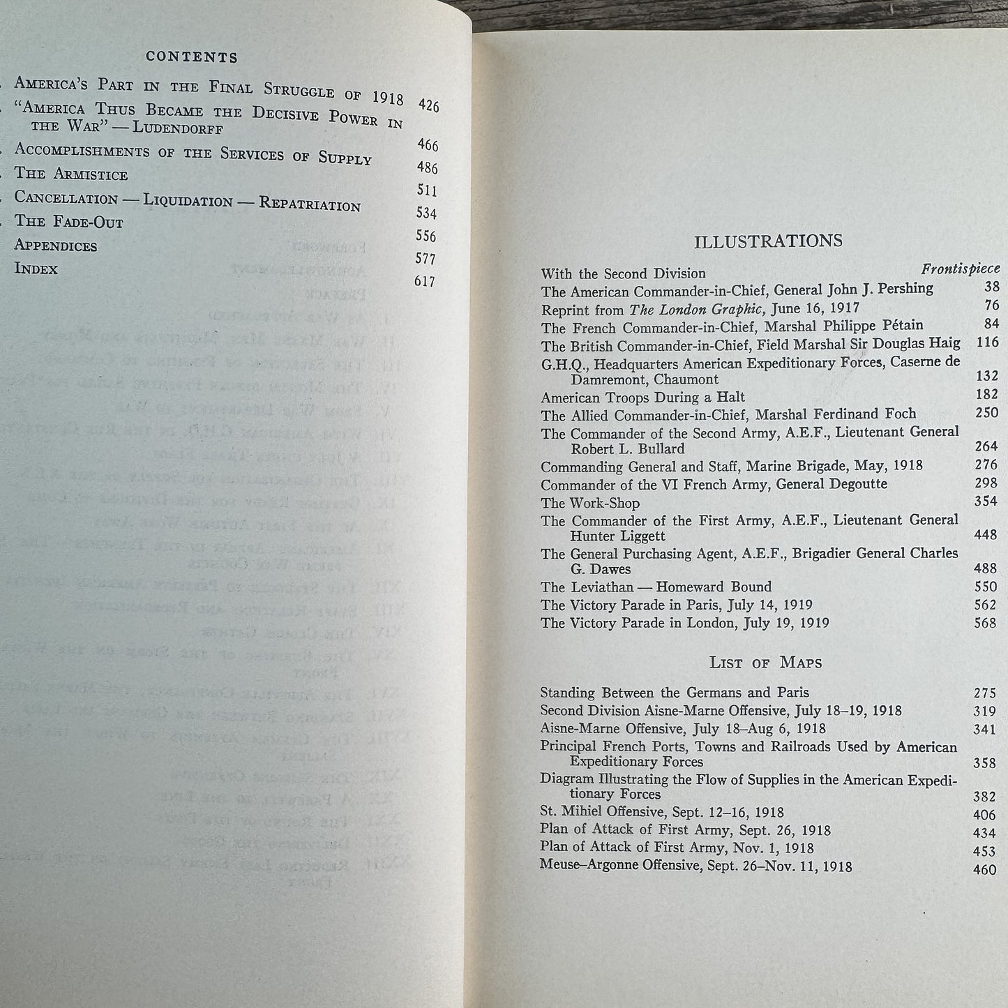 The American Army in France, James G. Harbord, 1936