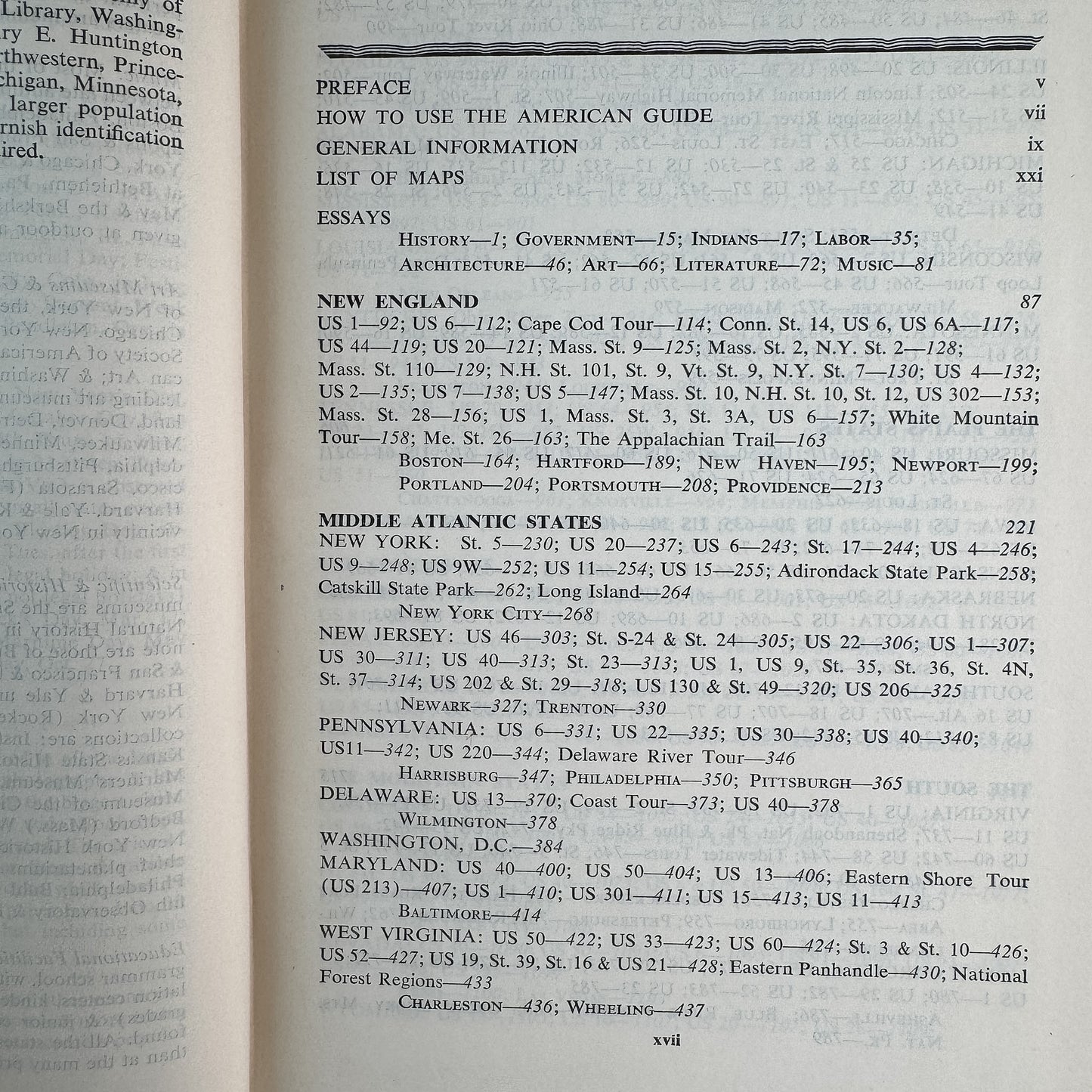 The American Guide, Henry G. Alsberg, 1949 Mid Century US Travel Guide