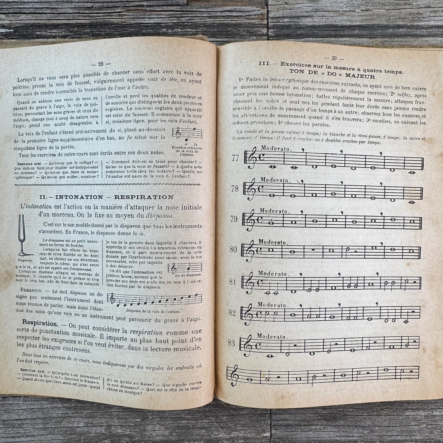 Le Livre de Musique, Claude Augé — French Canadian Music Method