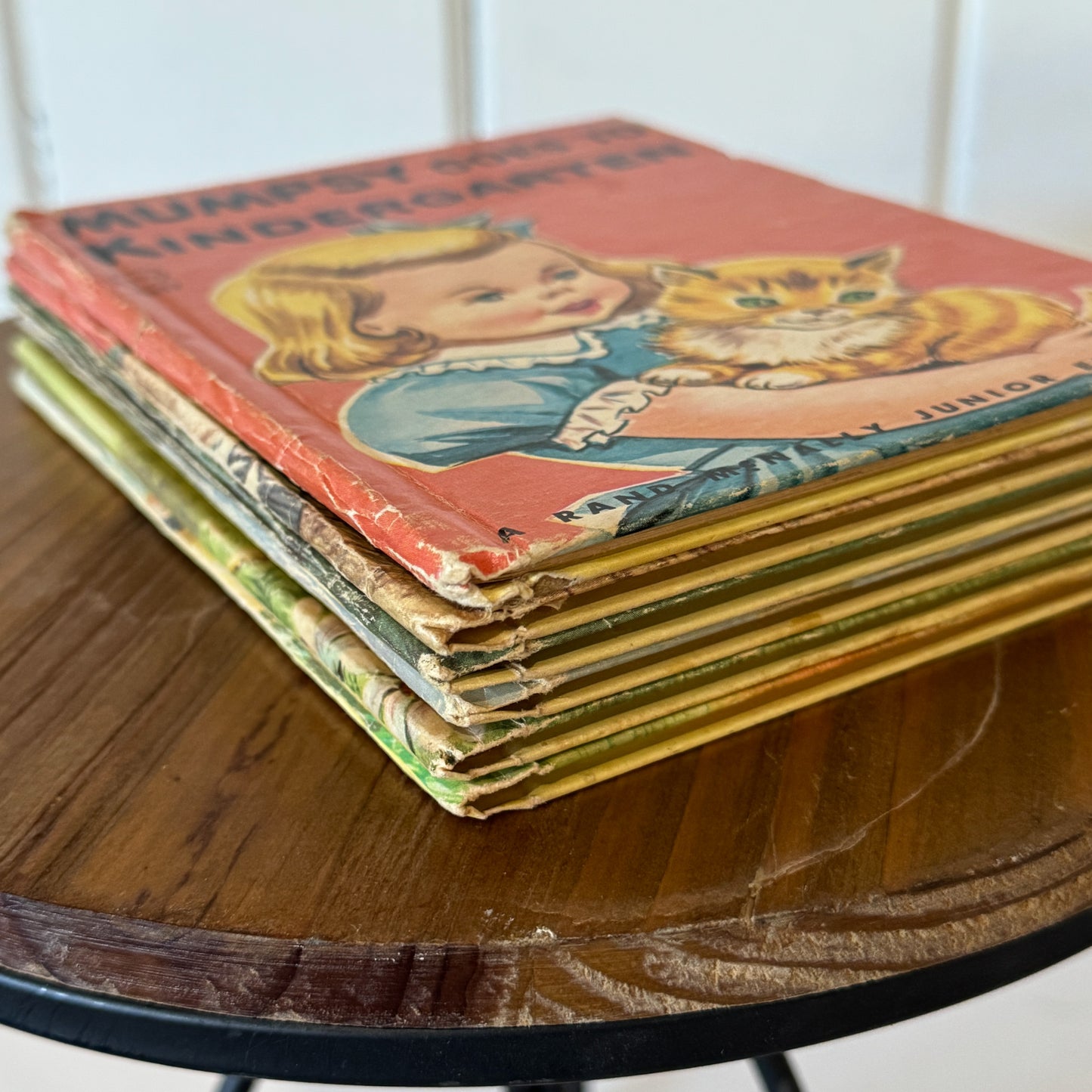 Vintage Rand McNally Junior Elf Books, Mid Century Modern Picture Book Bundle