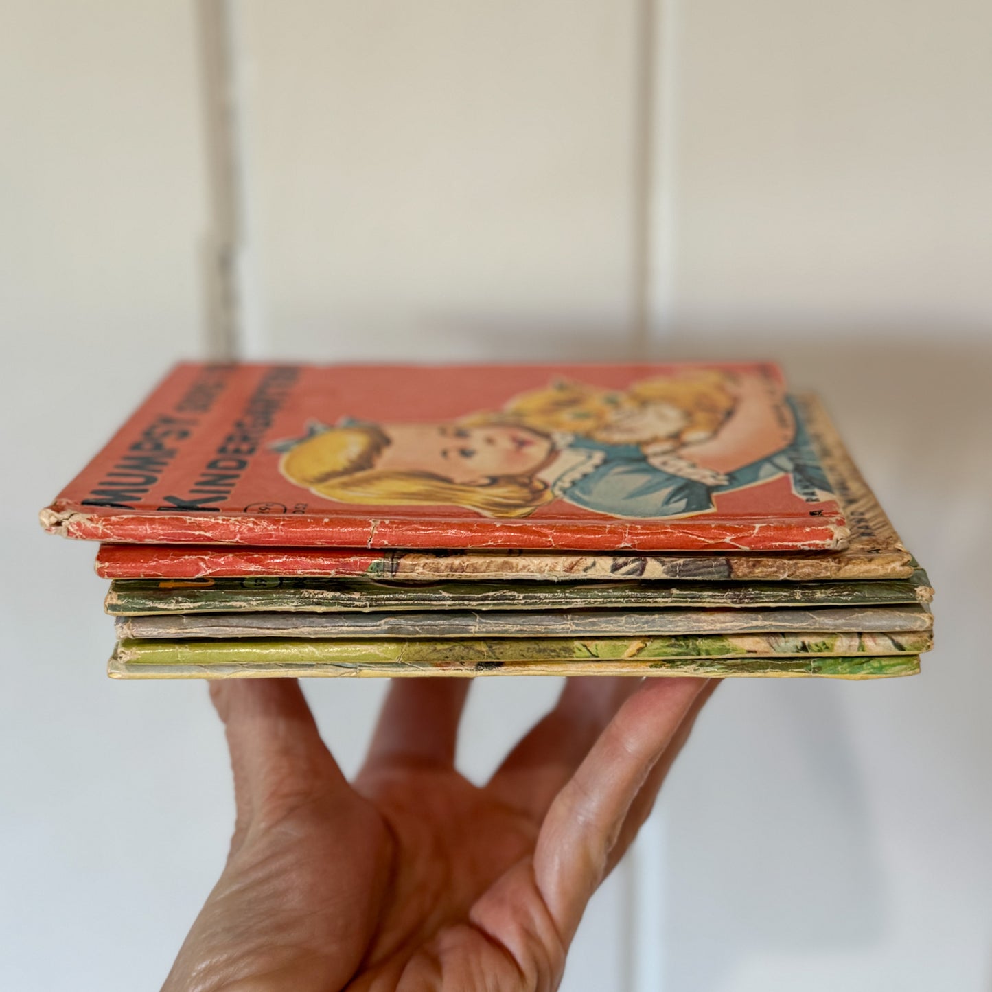 Vintage Rand McNally Junior Elf Books, Mid Century Modern Picture Book Bundle