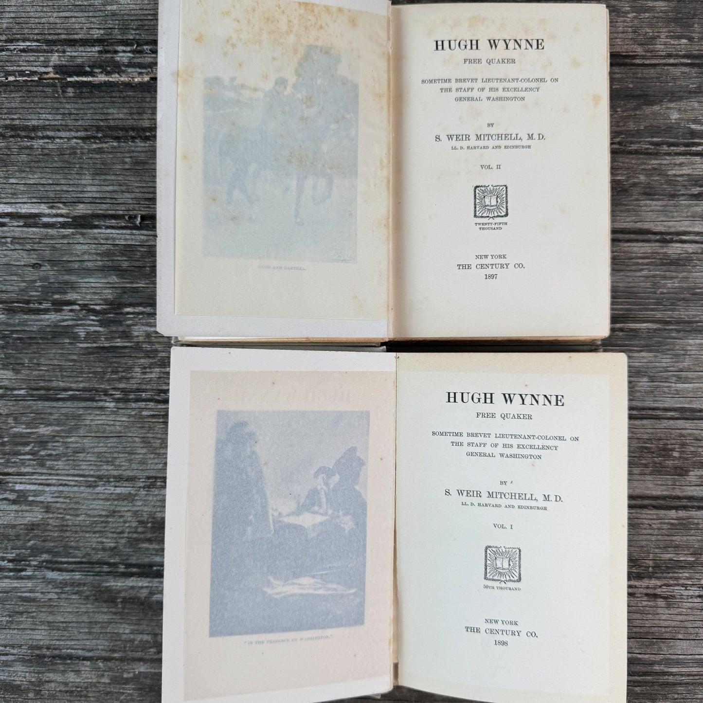 Hugh Wynne, Free Quaker (2 Volumes), S. Weir Mitchell, 1897/1898