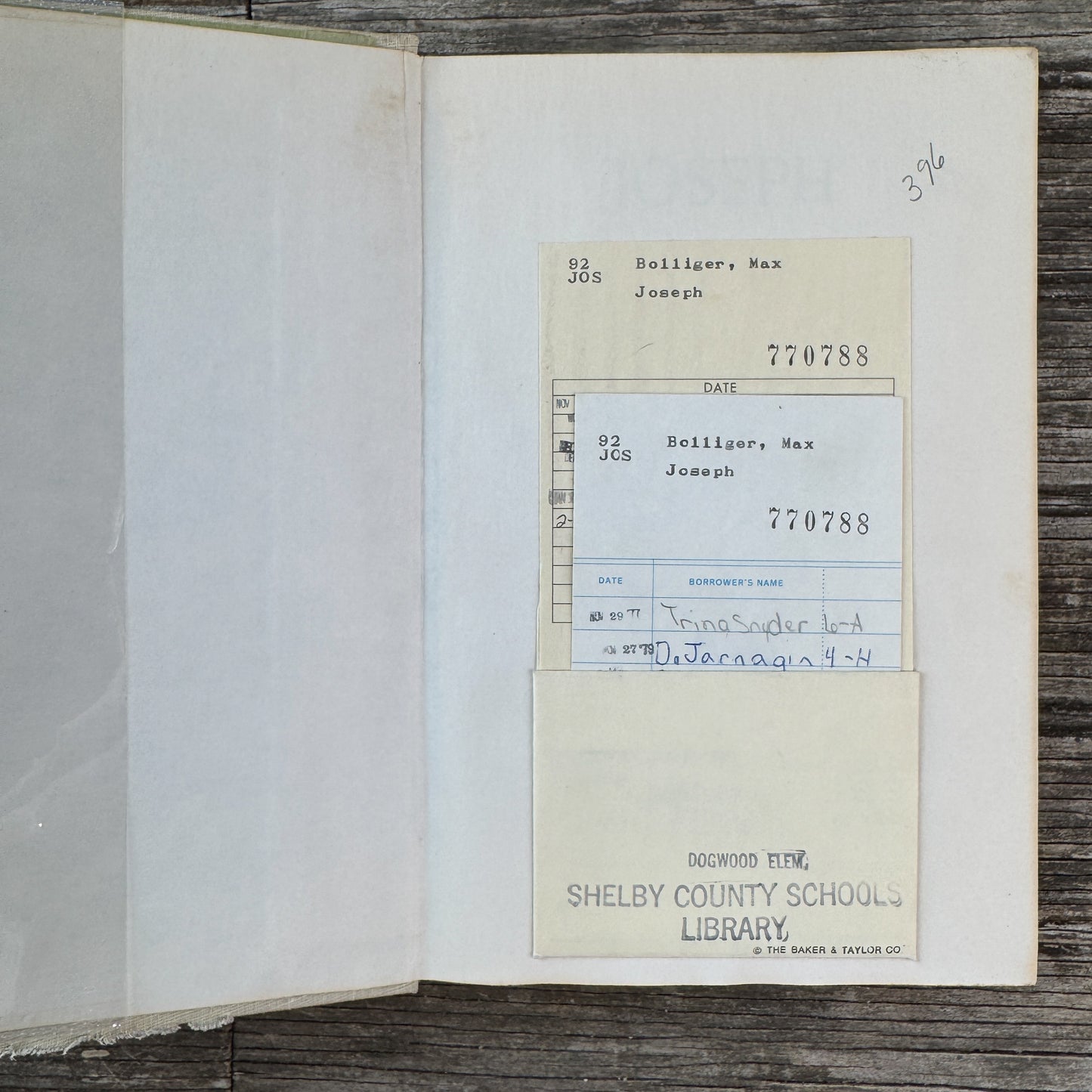 Joseph, Max Bolliger, 1971, Rare Children's Bible Story Retelling