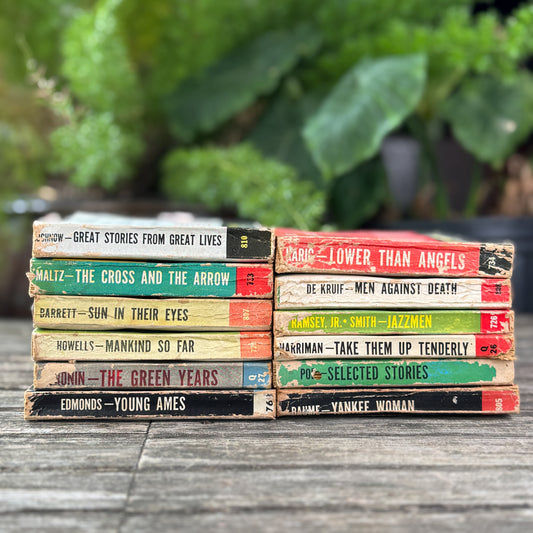 Armed Services Edition Book Collection Set of 12, WWII Era Paperbacks