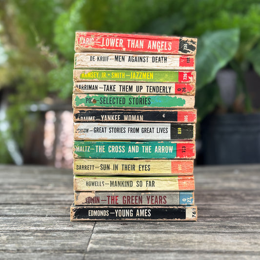 Armed Services Edition Book Collection Set of 12, WWII Era Paperbacks