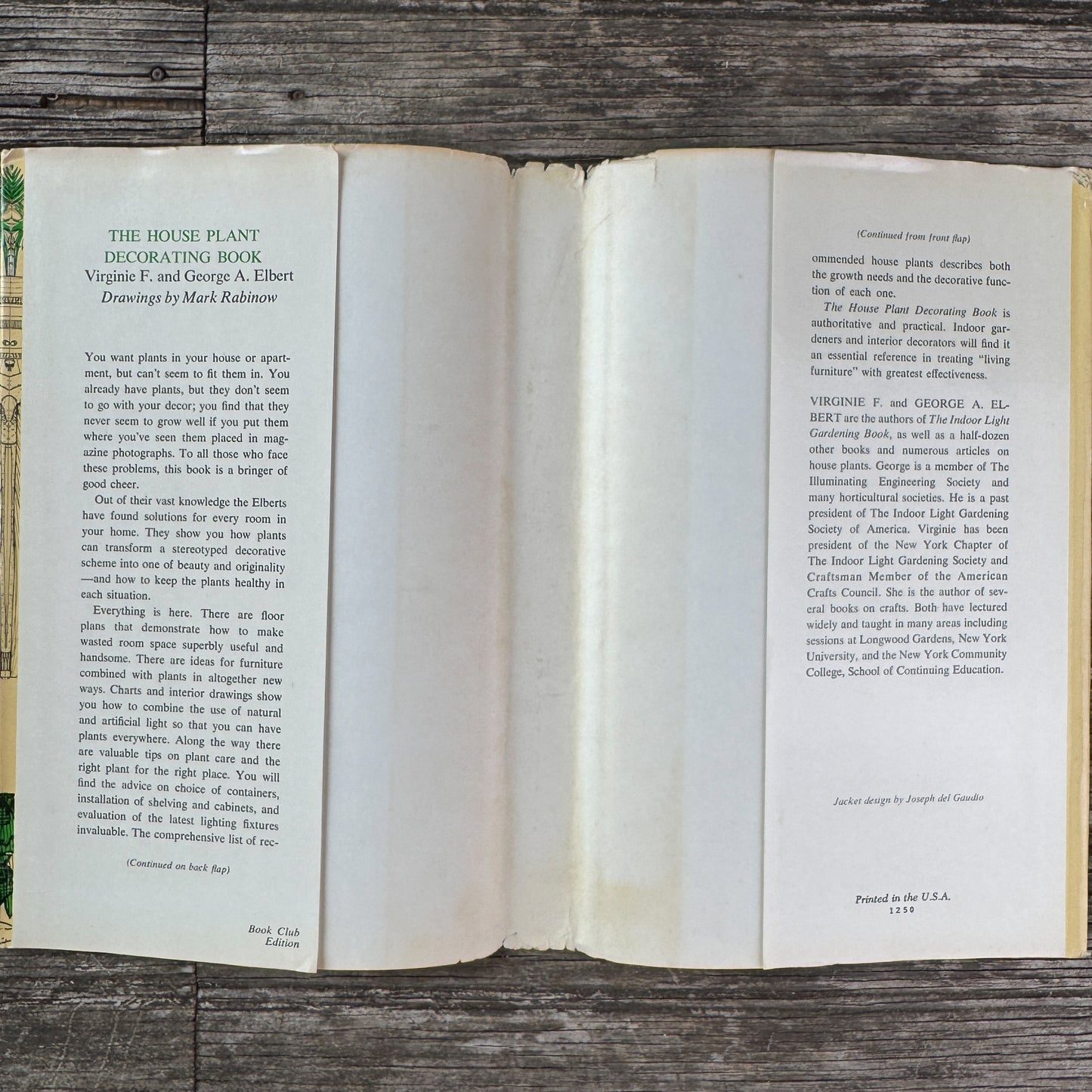 The House Plant Decorating Book, Virginie F. and George A. Elbert, 1977