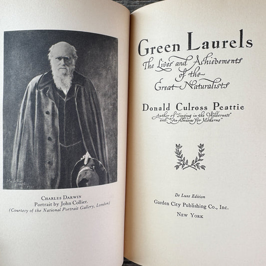 Green Laurels: The Lives and Achievements of the Great Naturalists, 1938