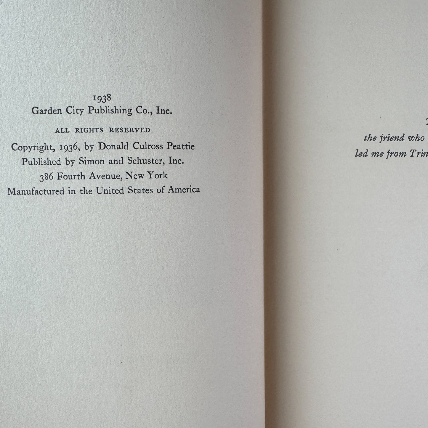 Green Laurels: The Lives and Achievements of the Great Naturalists, 1938