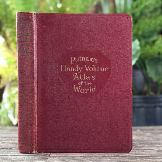 Putnam's Handy Volume Atlas of the World, 1920 Census Data