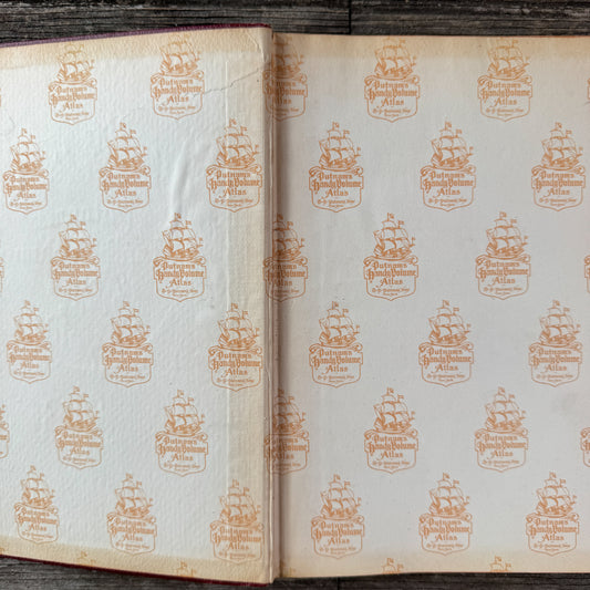 Putnam's Handy Volume Atlas of the World, 1920 Census Data