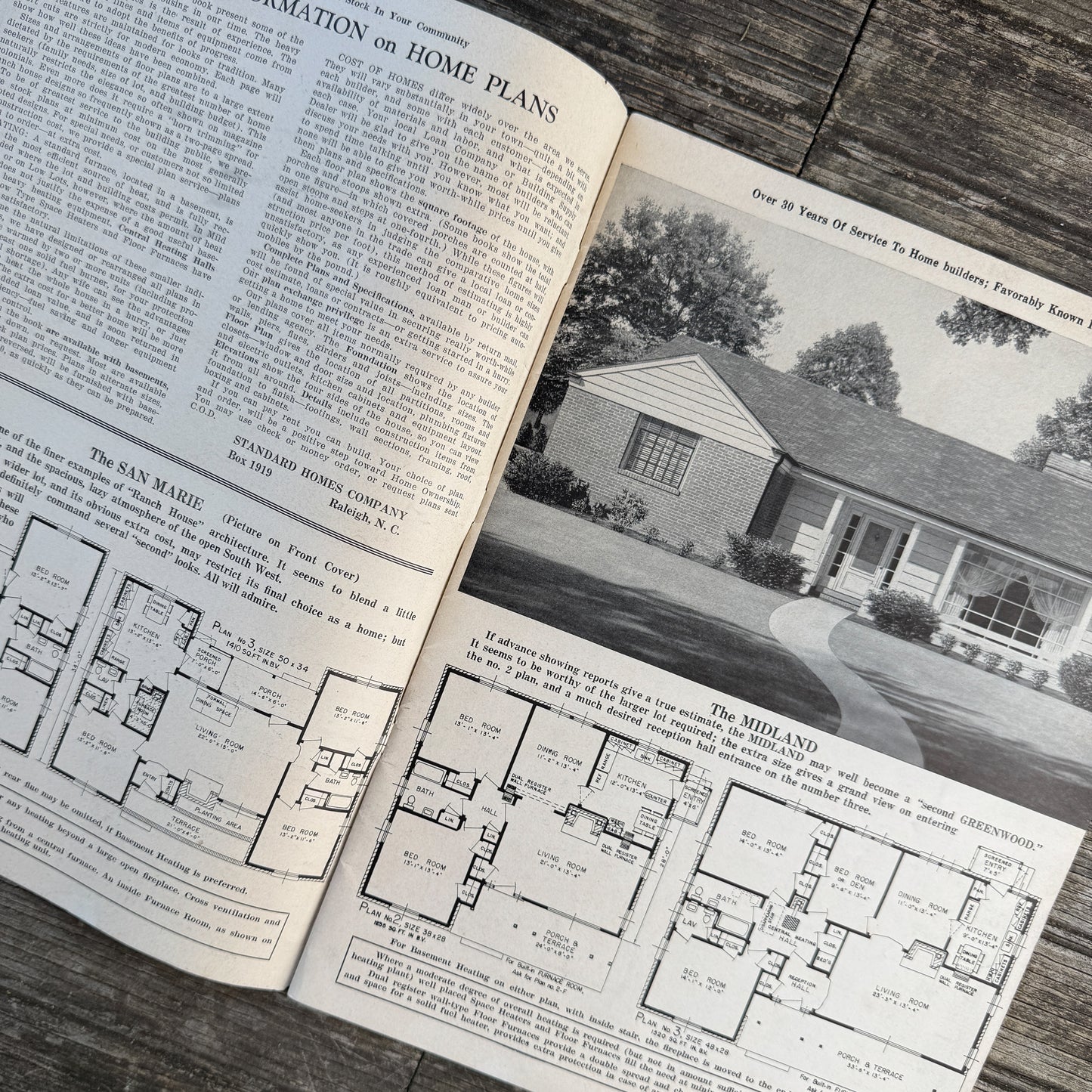 Homes of Today, Standard Homes Company House Plans Book, 1938