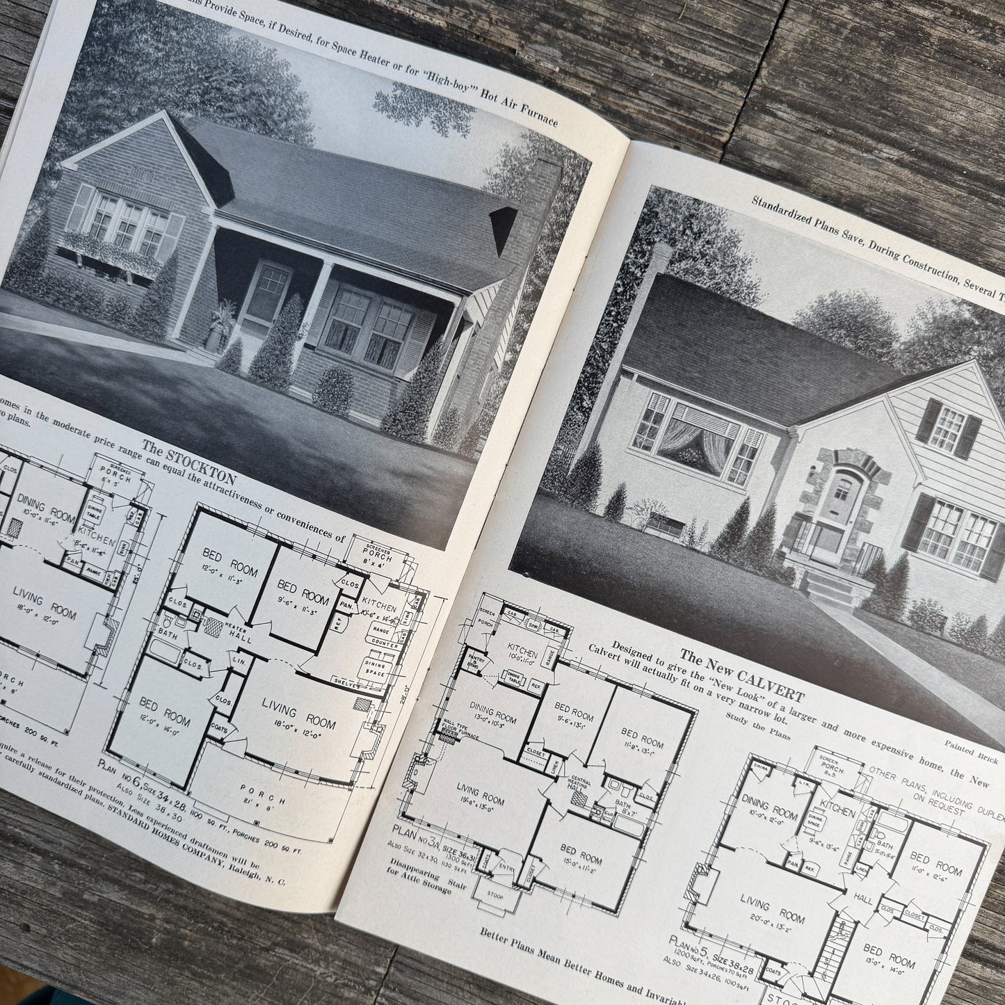 Homes of Today, Standard Homes Company House Plans Book, 1938