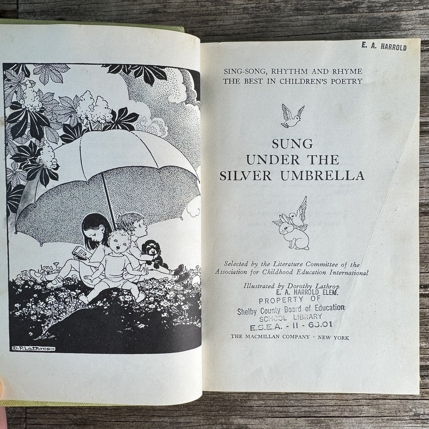 Sung Under the Silver Umbrella, 1966, Children's Poetry