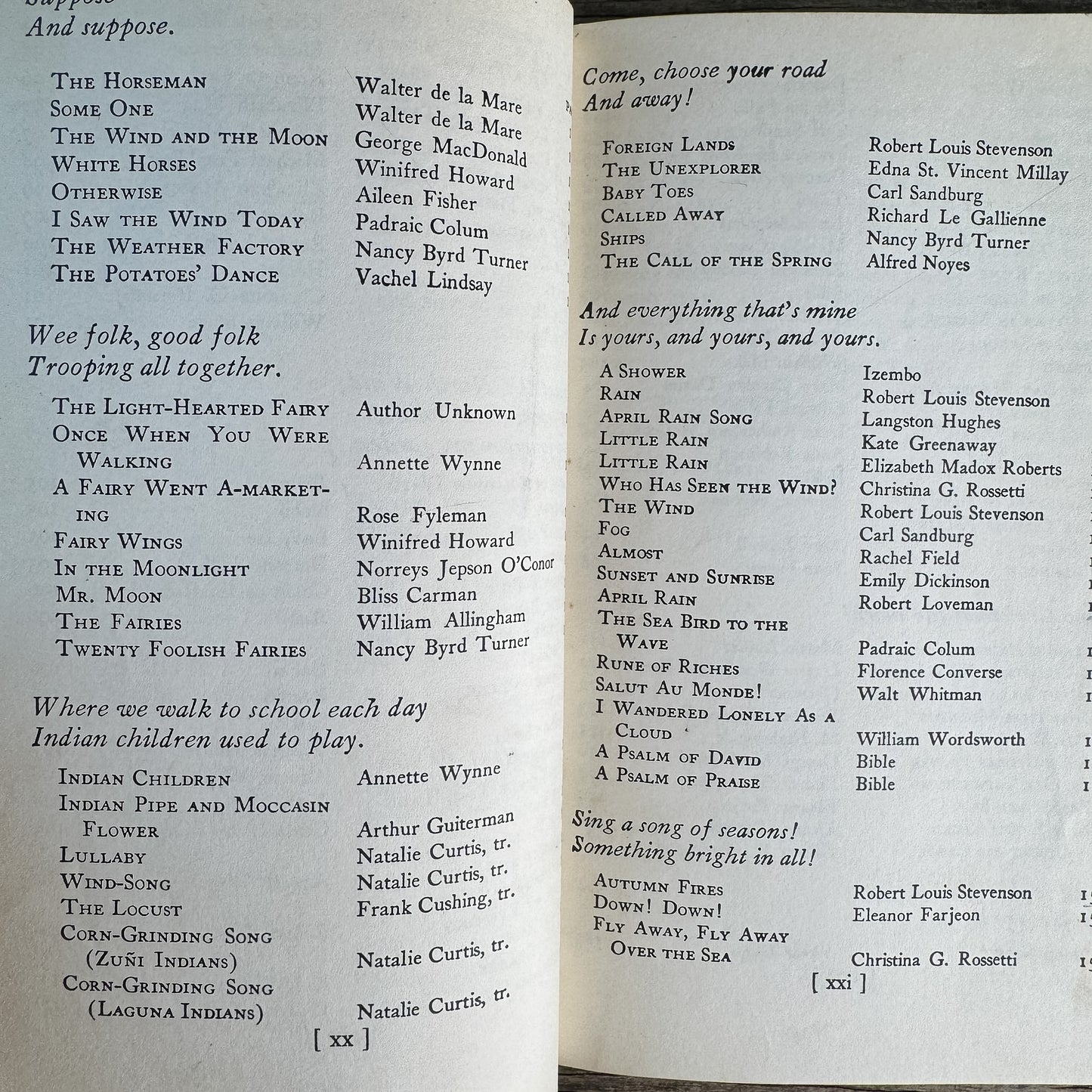 Sung Under the Silver Umbrella, 1966, Children's Poetry