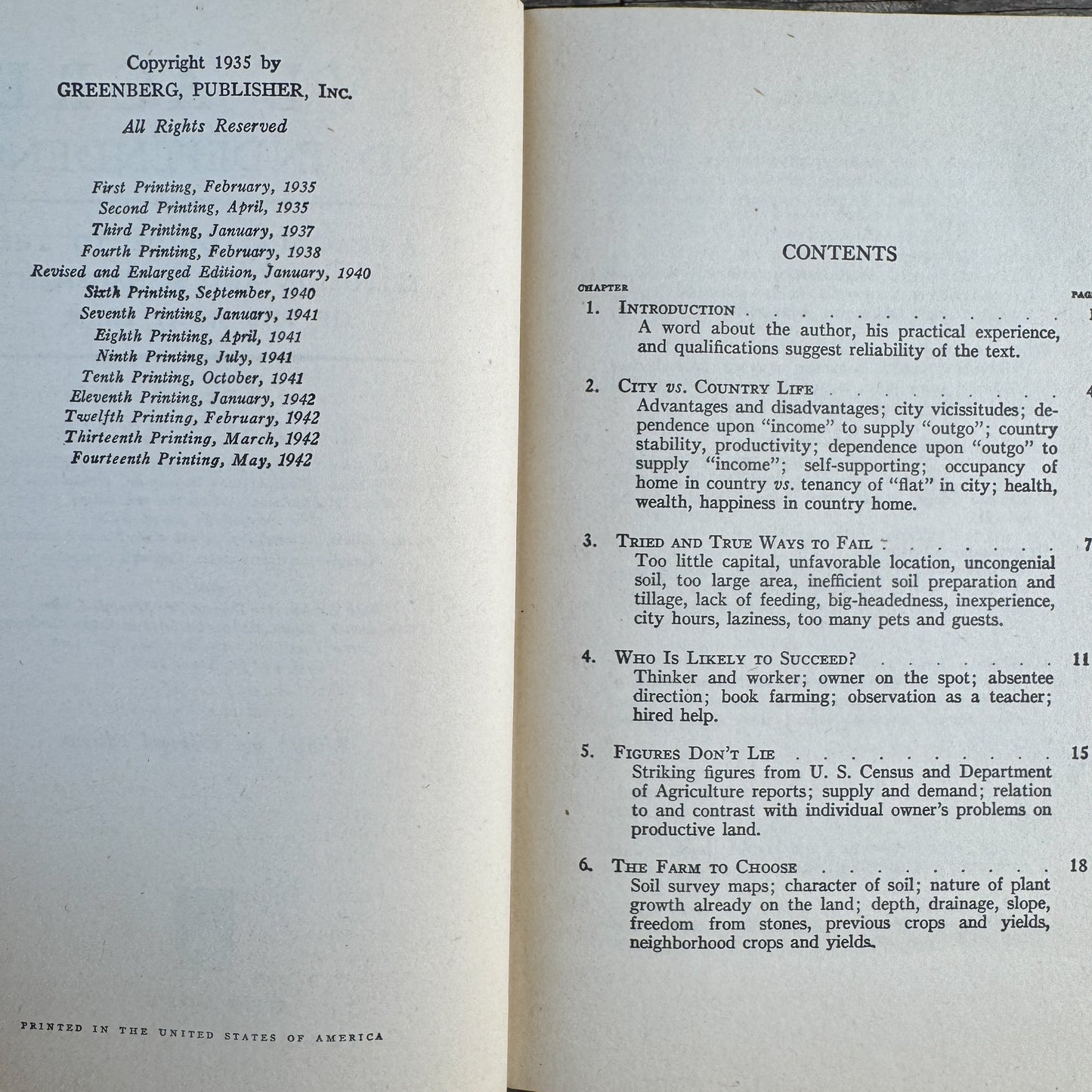 Five Acres and Independence, M.G. Kains, 1935