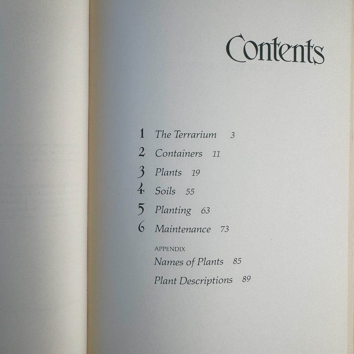 The Terrarium Book, Charles M. Evans with Roberta Lee Pliner, 1973