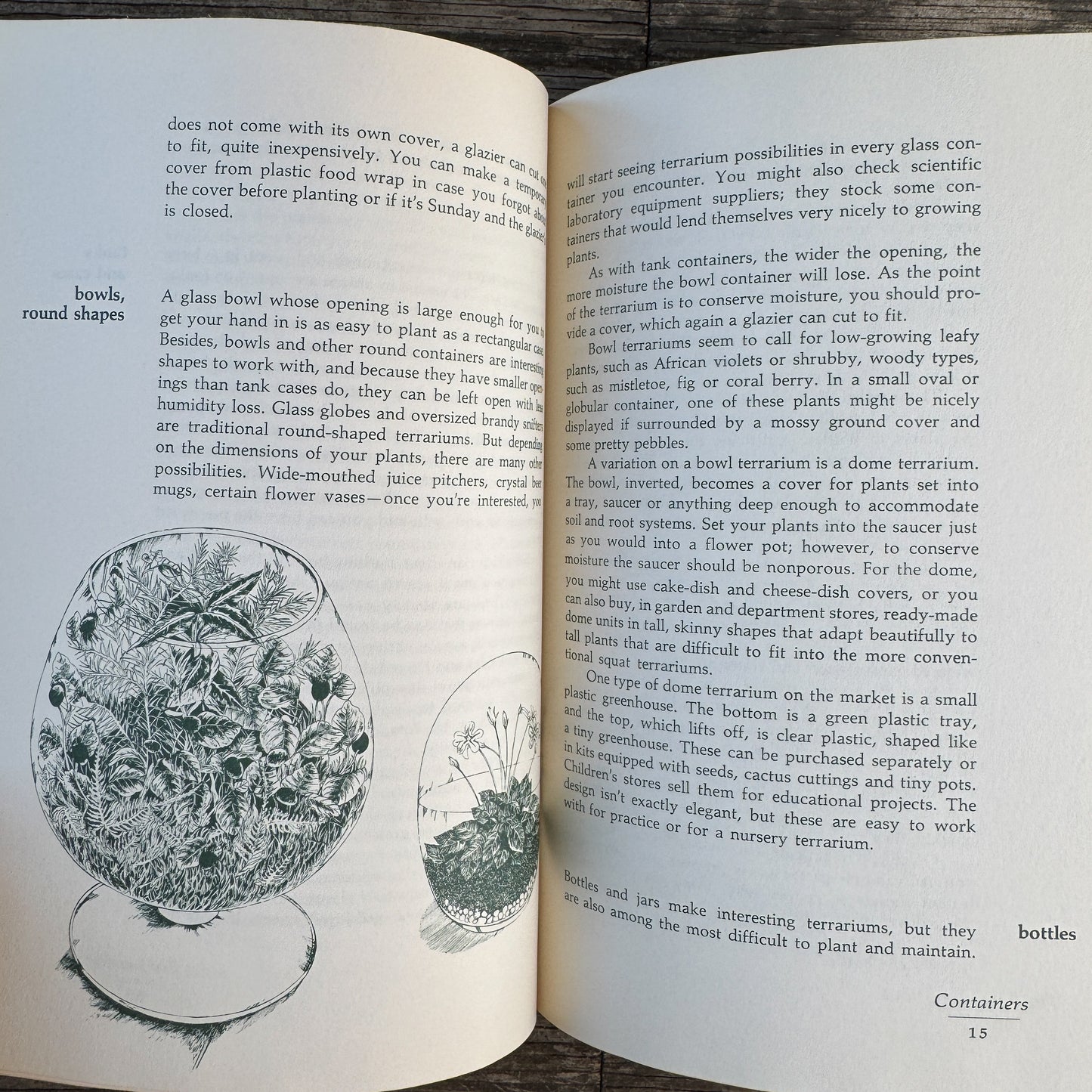 The Terrarium Book, Charles M. Evans with Roberta Lee Pliner, 1973