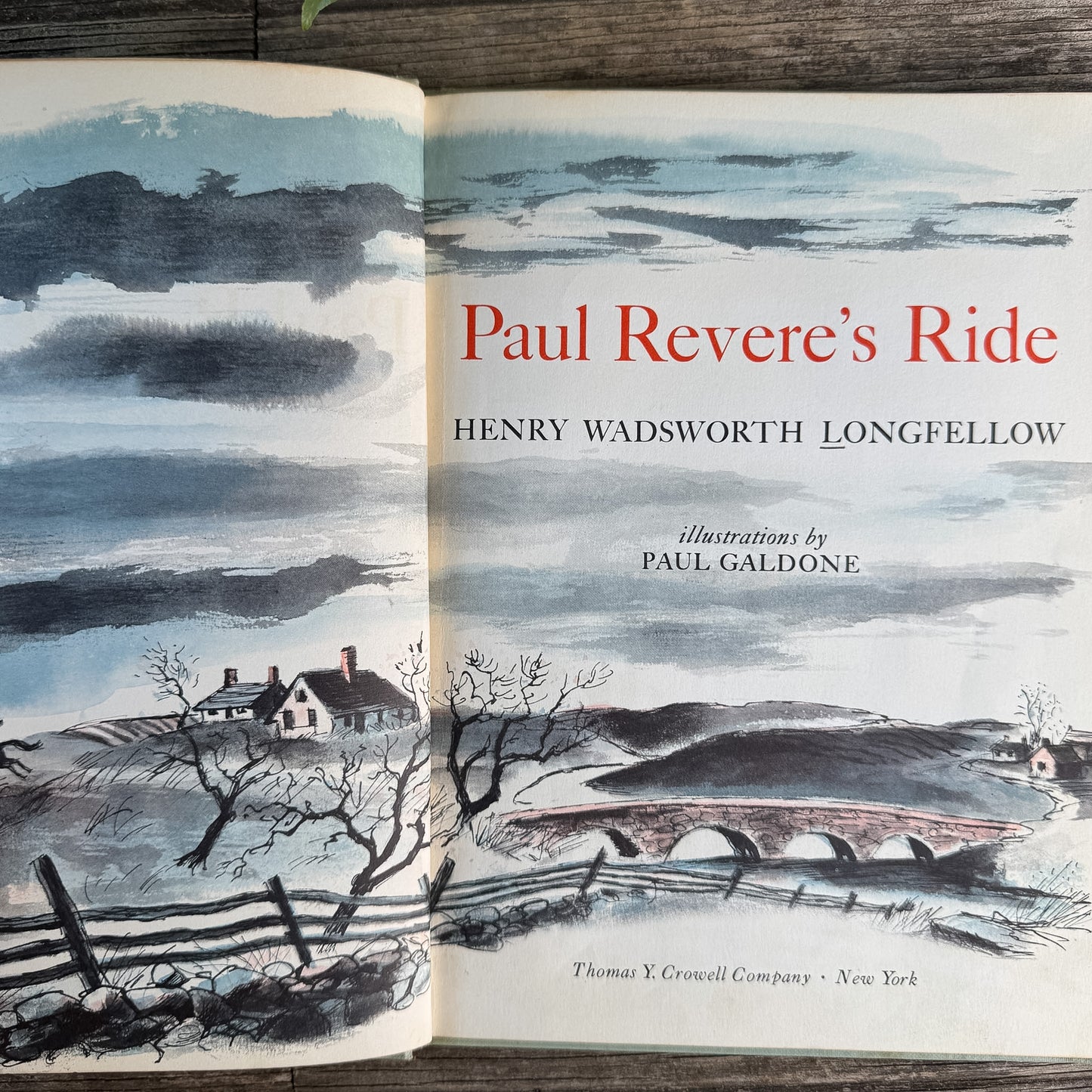 Paul Revere's Ride, Henry Wadsworth Longfellow, 1963