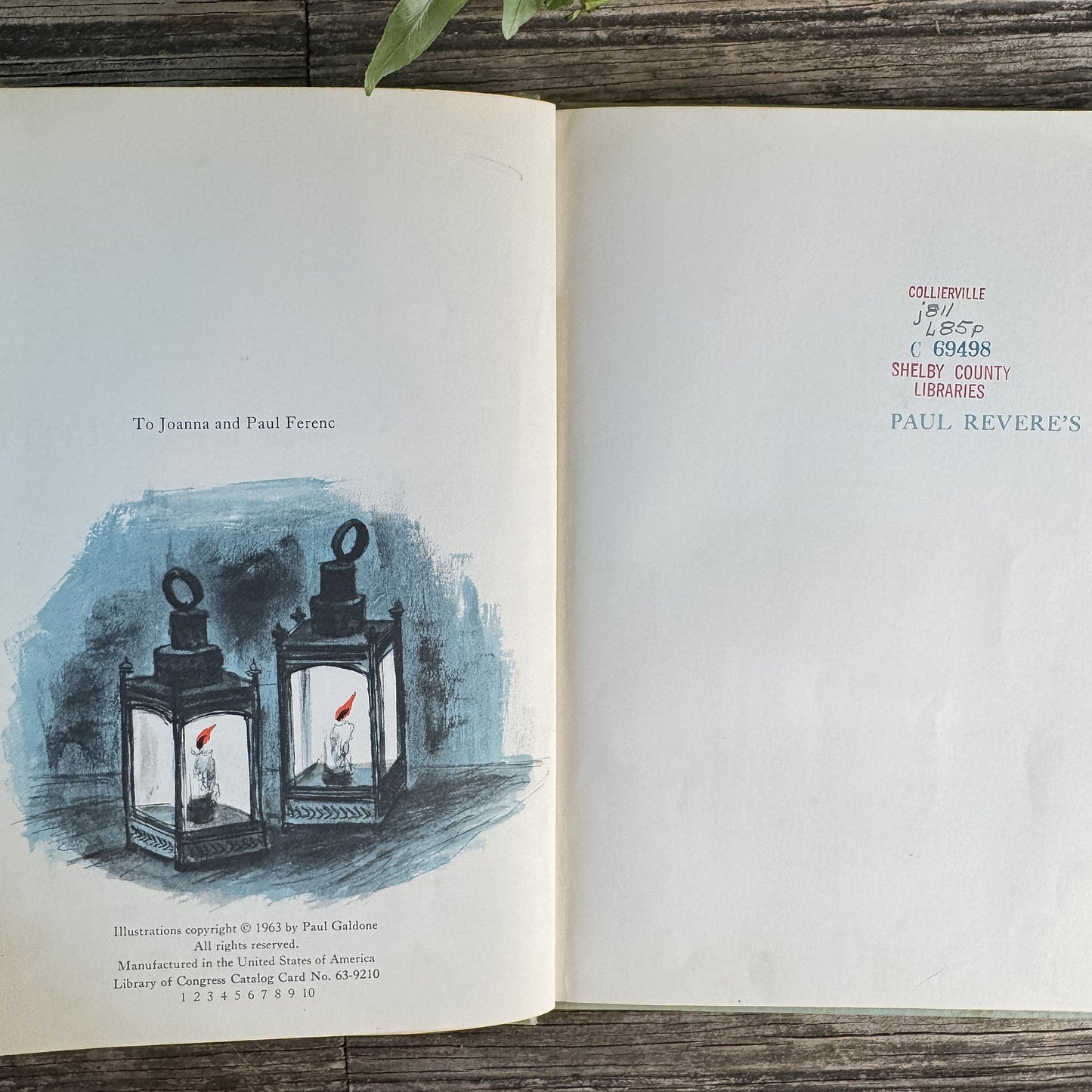 Paul Revere's Ride, Henry Wadsworth Longfellow, 1963