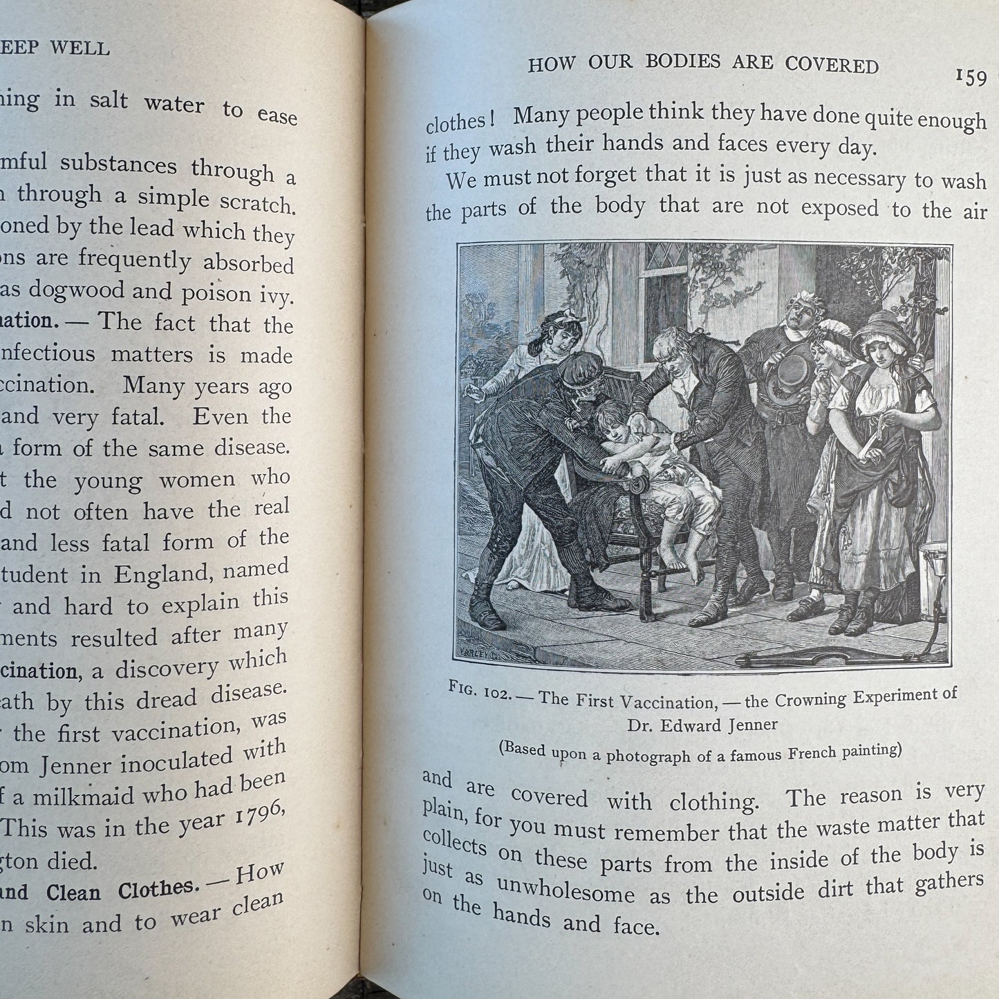 How to Keep Well, Personal Hygeine School Book, Anatomy Illustrations, 1910