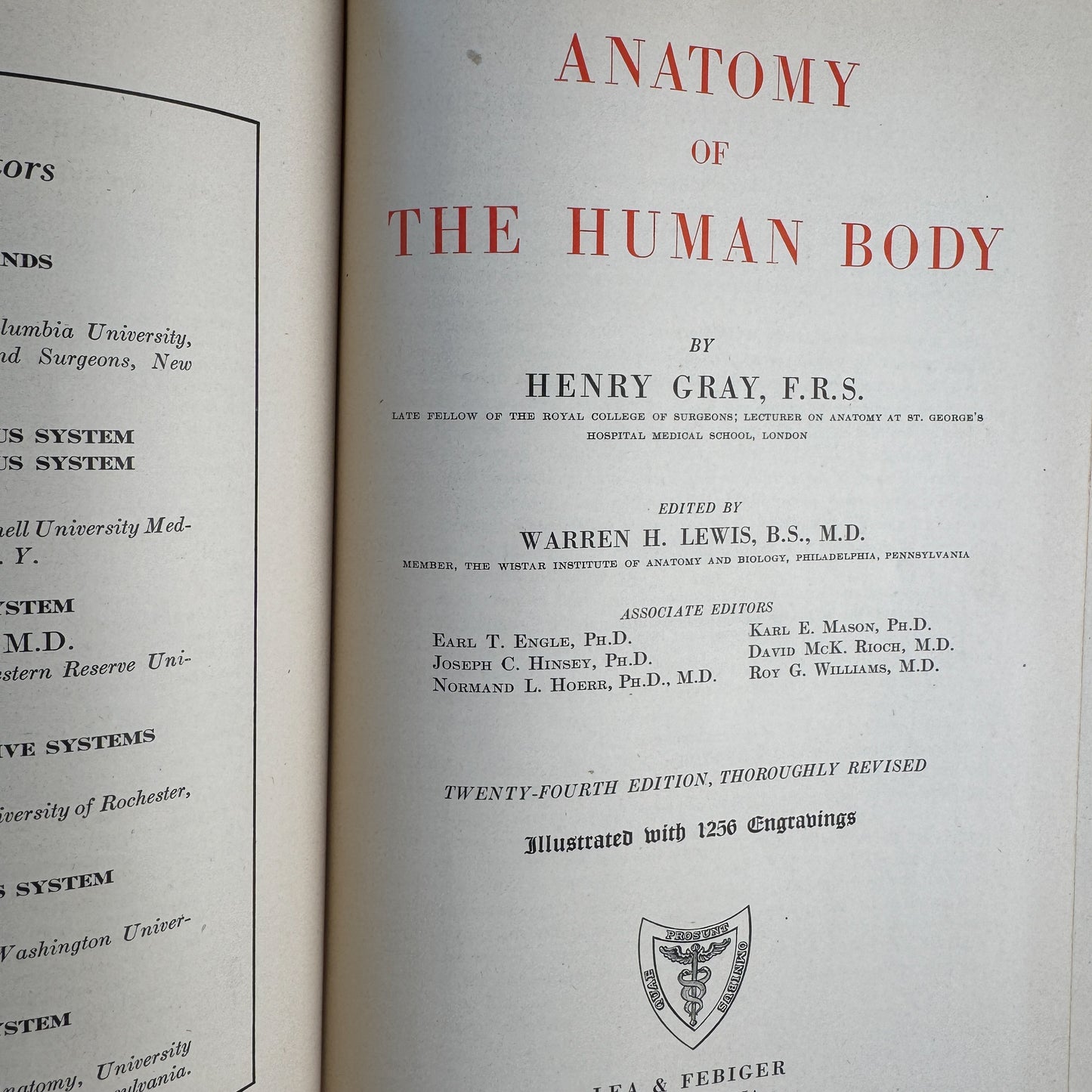 Gray's Anatomy of the Human Body, 1943