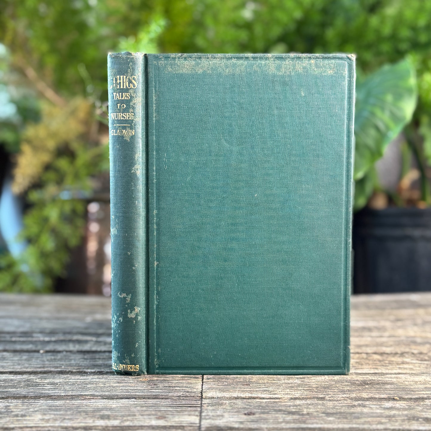Ethics: Talks to Nurses, 1930 School Book