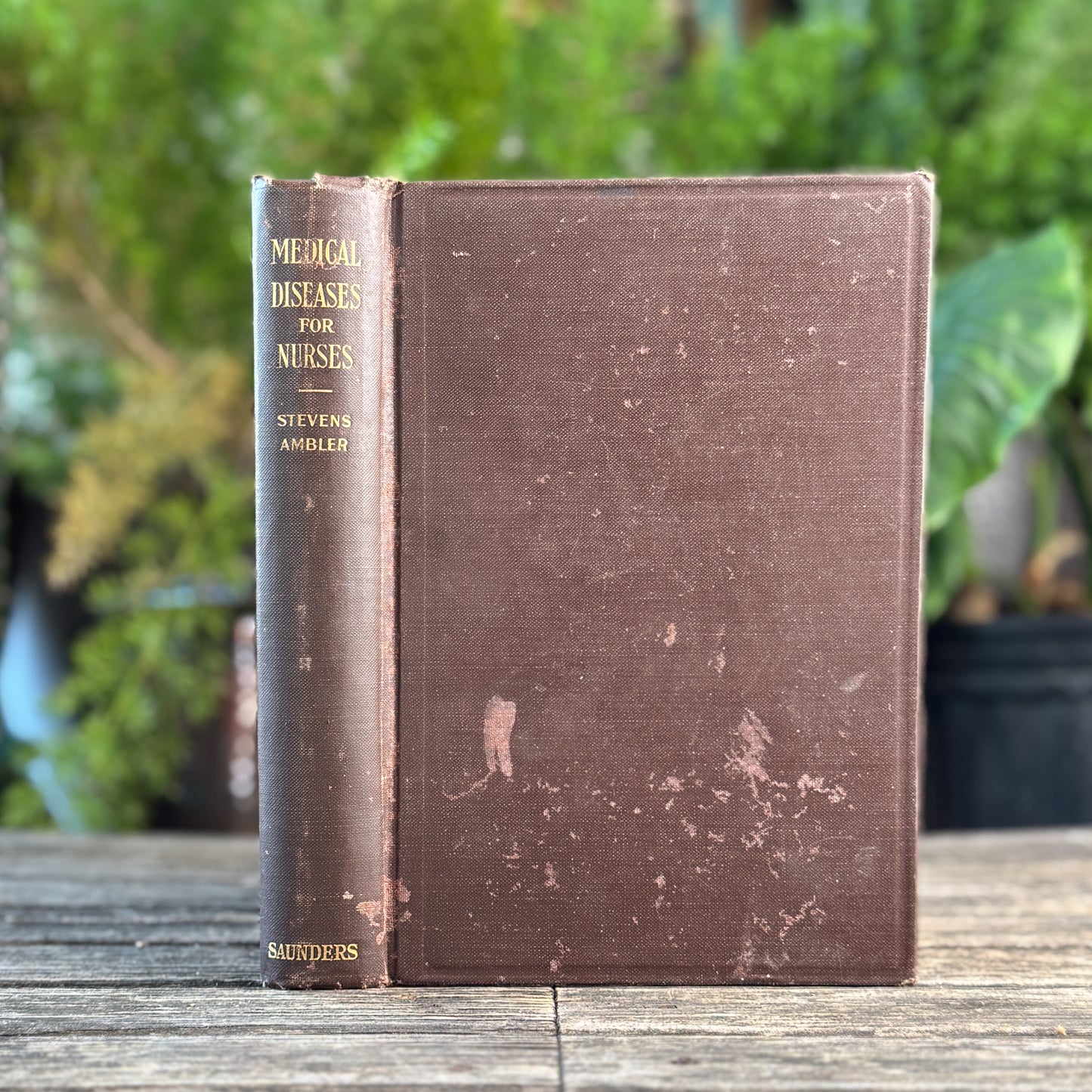 A Text-Book of Medical Diseases for Nurses, Stevens & Ambler, 1931