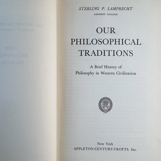 Our Philosophical Traditions, 1955 School Book