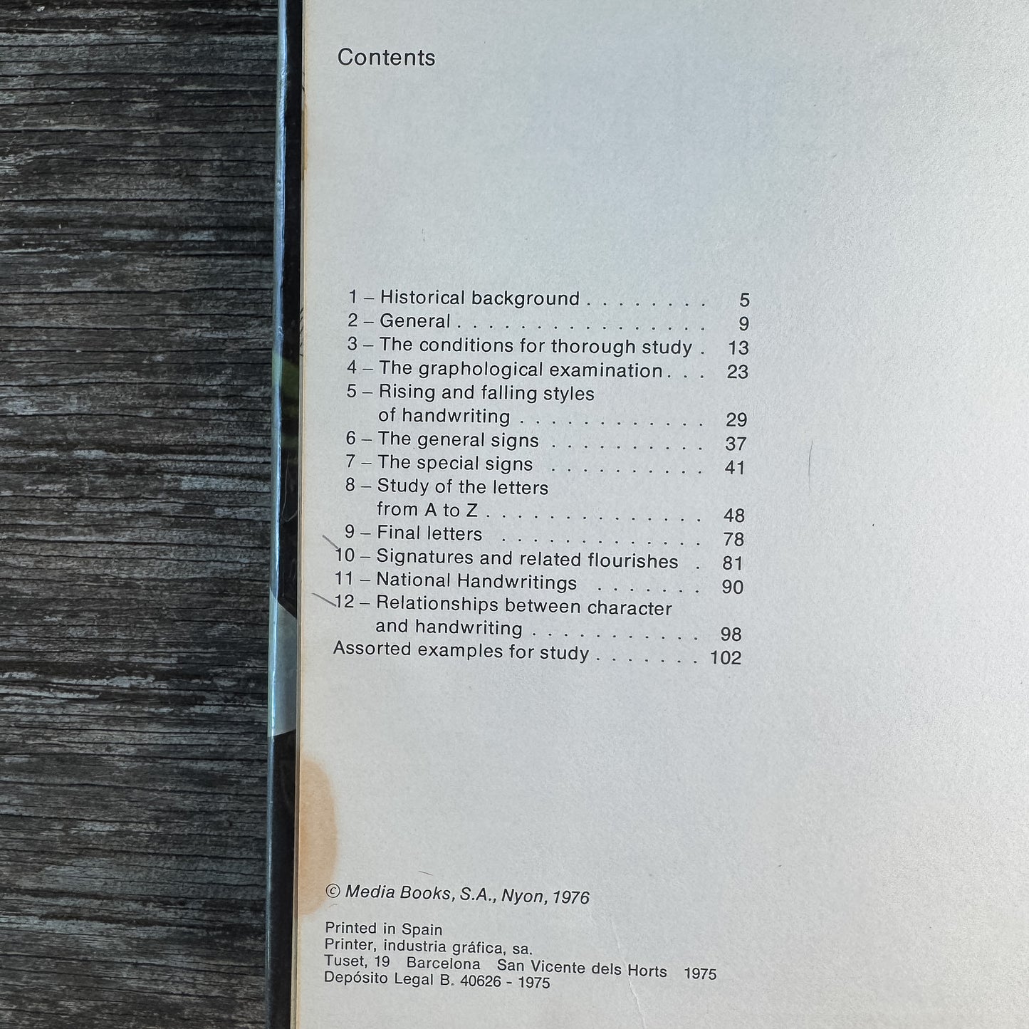Graphology, Monique Le Guen, 1976 Handwriting Analysis