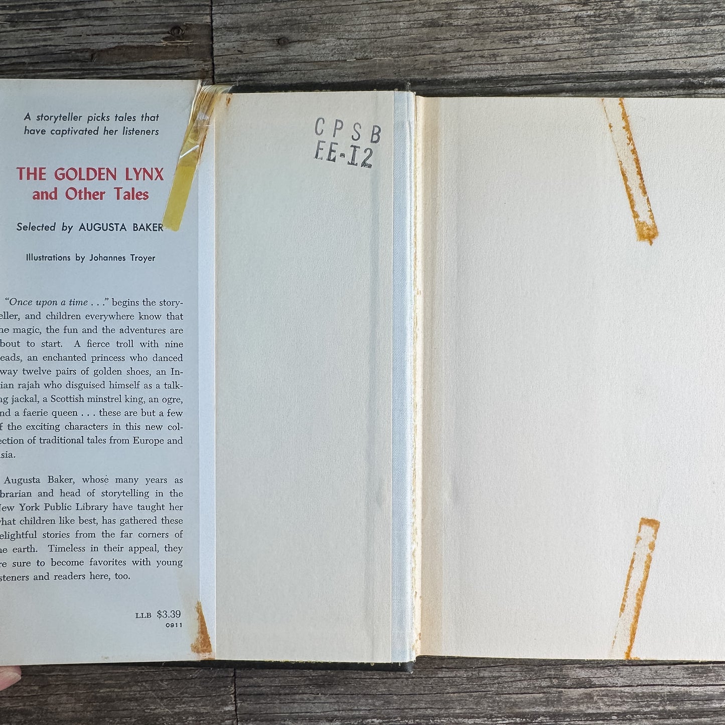 The Golden Lynx and Other Tales, Augusta Baker, 1960