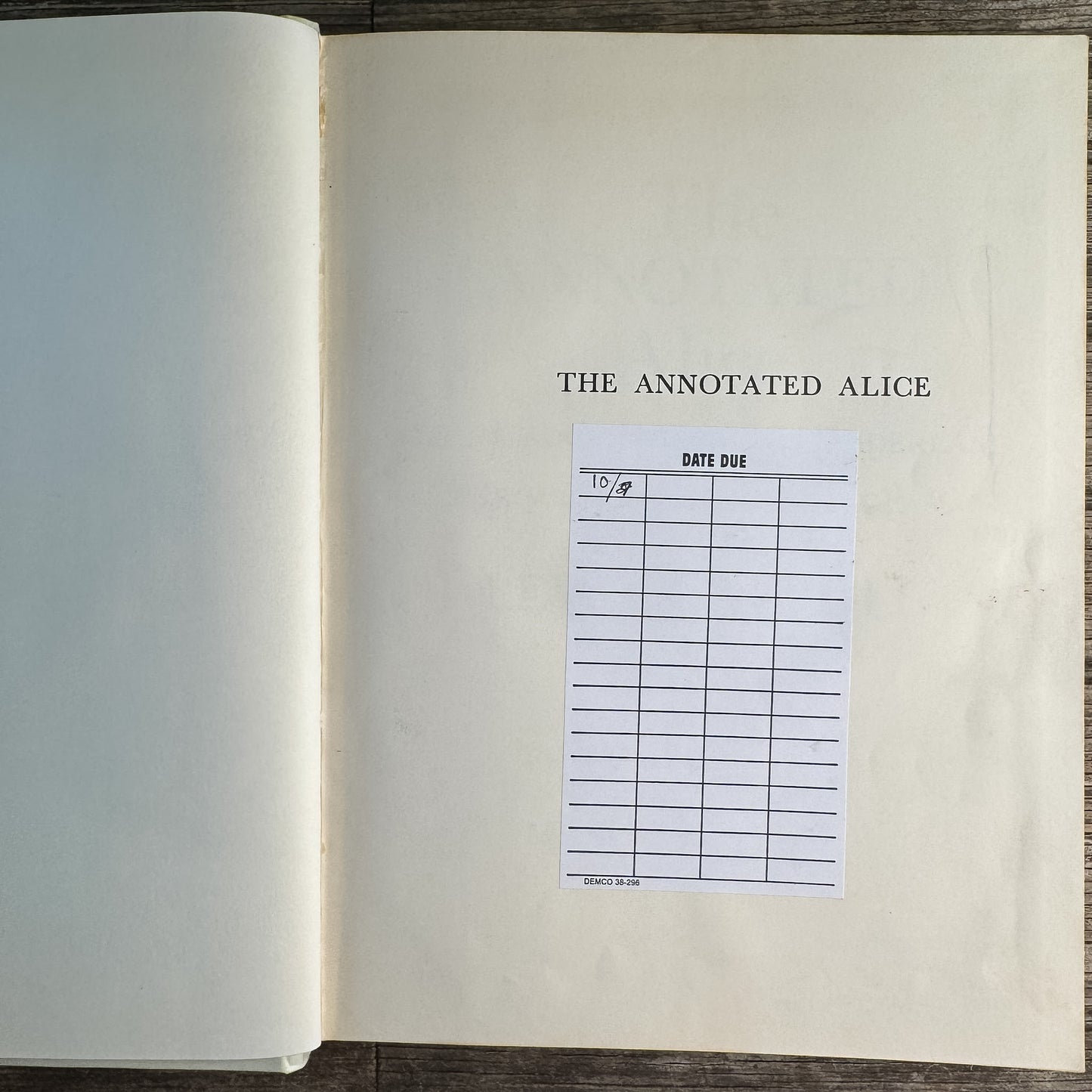 The Annotated Alice, Lewis Carroll, 1960